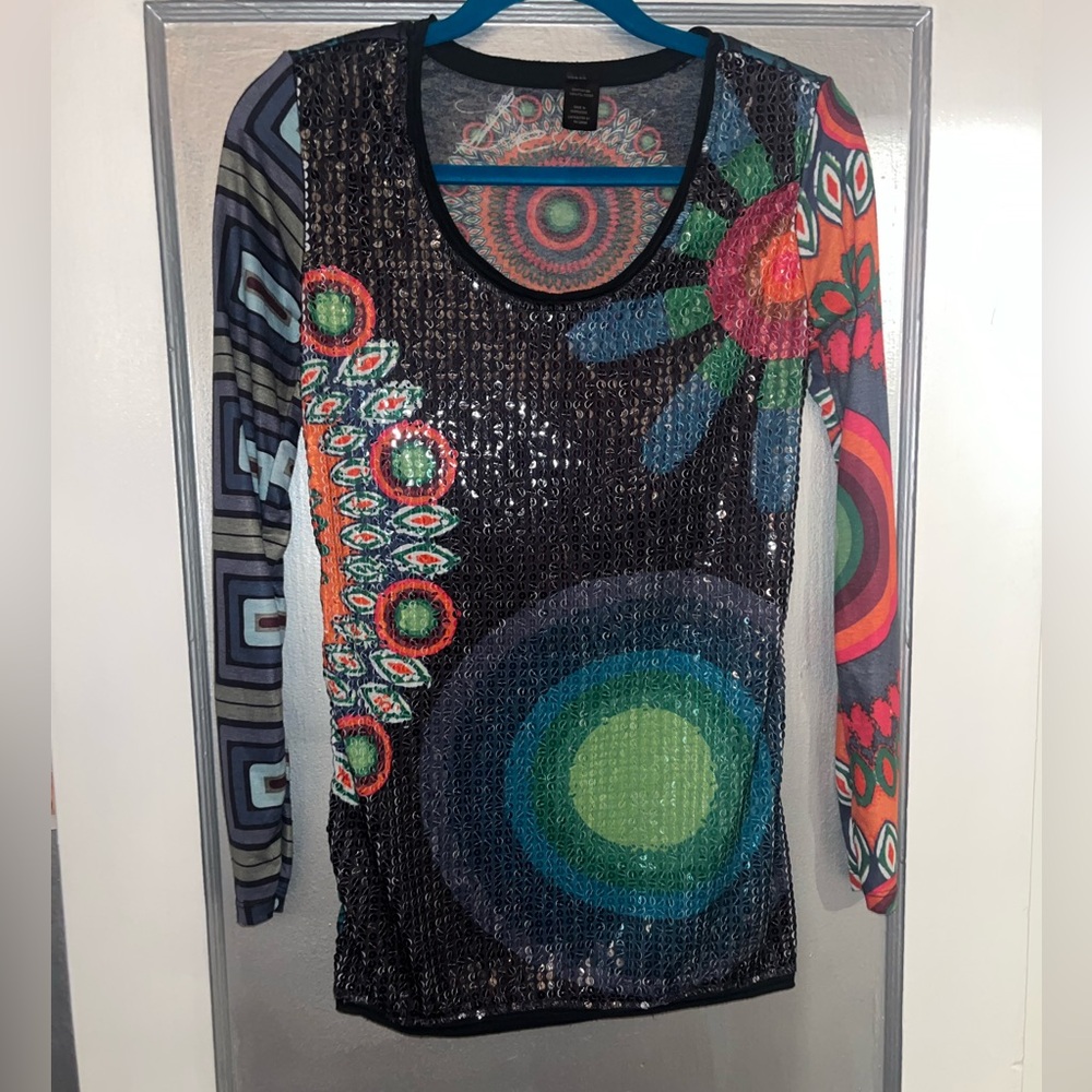 Abstract DESIGUAL Top